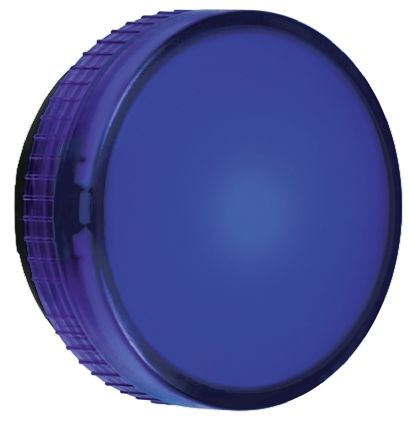 Schneider Electric, Harmony XB5, Panel Mount Blue Universal LED Pilot Light, 22mm Cutout, IP66, IP67, 24V Ac/dc