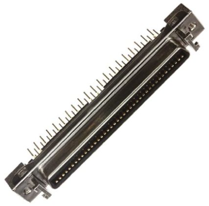 3M MDR 102 Sub-D Steckverbinder Buchse, 80-polig / Raster 1.27mm, Durchsteckmontage Lötanschluss