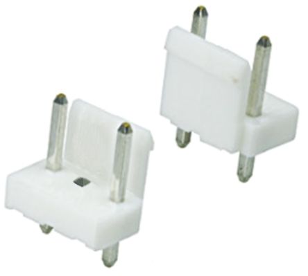 JST VH Series Straight PCB Header, 2 Contact(s), Shrouded