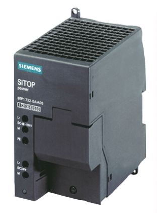 Siemens Switch Mode DIN Rail Panel Mount Power Supply, 110V Dc, 24V Dc, 2A Output, 48W