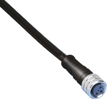 Brad From Molex Straight Female M8 To Unterminated Sensor Actuator Cable, 5m
