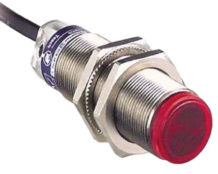 Telemecanique Sensors Telemecanique Zylindrisch Optischer Sensor, Durchgangsstrahl, Bereich 15 M, PNP Ausgang, Anschlusskabel