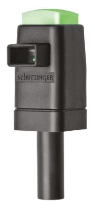 Schutzinger Borne D'essai 4 Mm Vert Mâle 16A 300V