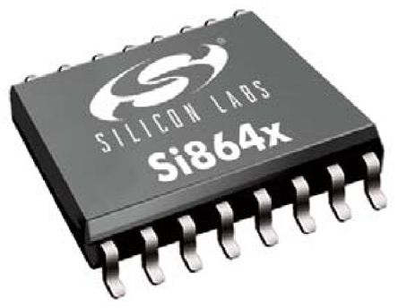 Skyworks Solutions Inc SI8640ED-B-IS, 4-Channel Digital Isolator 150Mbps, 5 KVrms, 16-Pin SOIC W