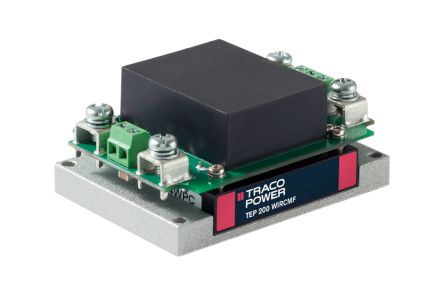 TRACOPOWER TEP 200WIR DC-DC Converter, 15V Dc/ 12A Output, 8.5 → 36 V Dc Input, 180 → 240W, Chassis