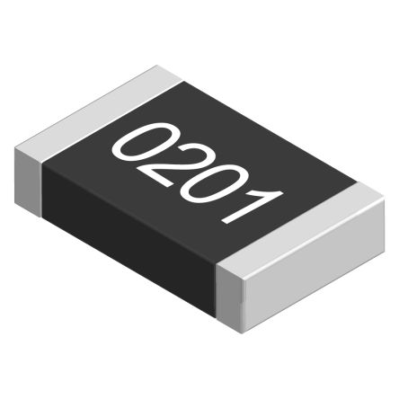 TE Connectivity Resistencia SMD, 51.1kΩ, ±1%, 0.05W, Película Gruesa, 0201 (0603M) 25V, Serie CRG