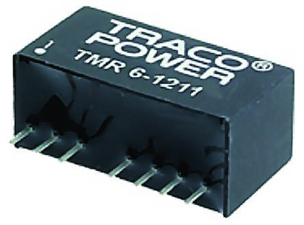 TRACOPOWER TMR 6 DC/DC-Wandler 6W 12 V Dc IN, ±12V Dc OUT / ±250mA 1.5kV Dc Isoliert