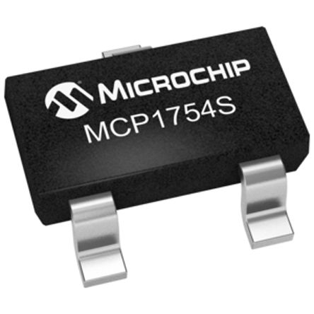 Microchip Régulateur De Tension, MCP1754ST-3302E/CB, 150mA, SOT-23A 3 Broches.