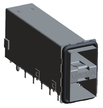 TE Connectivity SFP+ Steckbarer E/A-Steckverbinder, 2 X 1-fach Stecker 20-polig
