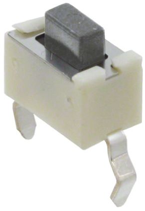 Panasonic Grey Push Plate Tactile Switch, SPST 50 MA @ 12 V Dc 4.3mm