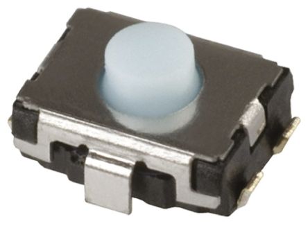 Panasonic Blue Push Plate Tactile Switch, SPST 20 MA 2.5mm