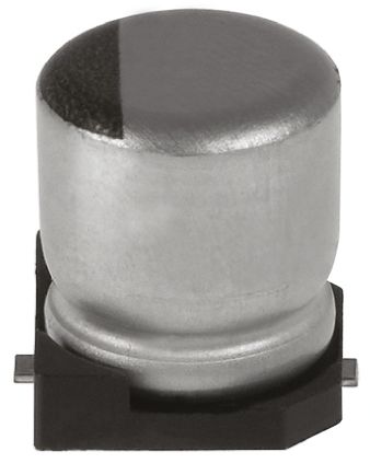 CHEMI-CON Condensador Electrolítico Serie MZA, 220μF, ±20%, 6.3V Dc, Mont. SMD, 6.3 X 5.8mm, Paso 1.9mm
