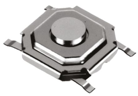 Alps Alpine Interrupteur Tactile CMS, SPST, 5.2 X 5.2mm, Tige