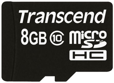 Transcend Micro SDHC Micro SD Karte 8 GB Class 10, MLC