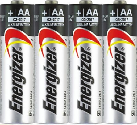 manganese zinc dioxide battery energizer aa 5v