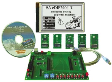 Display Visions Kit De Iniciación Display LCD EDIP-series - EA EVALEDIP240B