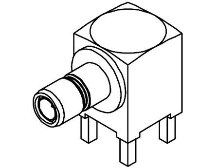 Molex SMB Series, Jack Through Hole SMB Connector, 50Ω, Solder Termination, Right Angle Body
