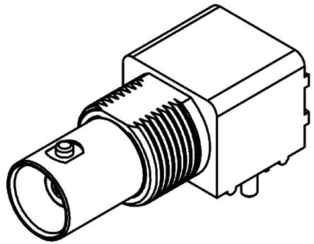 Molex BNC Buchse Koaxialsteckverbinder BNC-Steckverbinder, PCB,, 50Ω, Miniatur Mit Trennwand, Gewinkelt