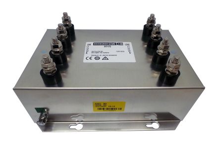 Deltron IHF EMV-Filter, 277 V, 480 V, 70A, Flanschmontage 2.5W, Bolzen, 1-phasig 3,5 MA / 60Hz