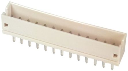 JST ZH Leiterplatten-Stiftleiste Eingang Oben, 13-polig / 1-reihig, Raster 1.5mm, Kabel-Platine,