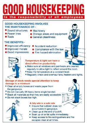 Safety Charts For Workshop