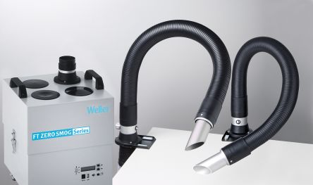 Weller Zero Smog 4V Kit 2 Nozzle Lötrauch-Absauger Max.Anz.Ben 4, Mit Feinstaubfilter F7; HEPA-Filter H13 Und