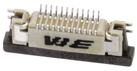 Wurth Elektronik 687, SMD FPC-Steckverbinder, 8-polig / 1-reihig, Raster 0.5mm Lötpin