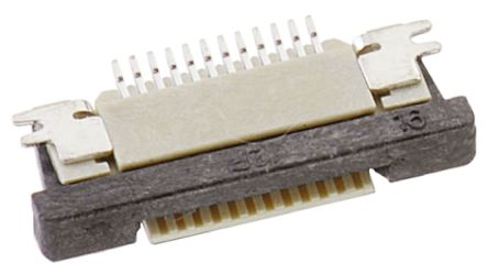 Wurth Elektronik 687, SMD FPC-Steckverbinder, 12-polig / 1-reihig, Raster 0.5mm Lötpin