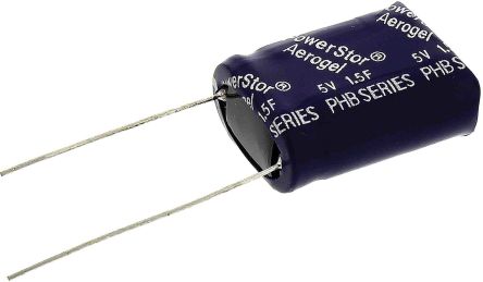 Eaton Supercondensador, 2.5F, -10 → +30%, 5V Dc, Montaje En Orificio Pasante, 200mΩ