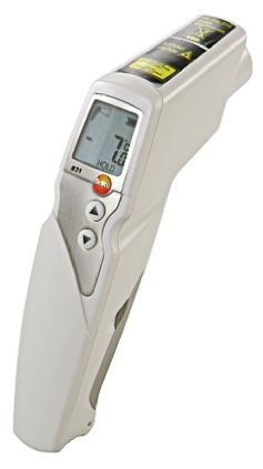 Testo 831 Digital Thermometer 30:1, Bis +210°C, Celsius, ISO-kalibriert
