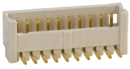 Hirose DF13 Leiterplatten-Stiftleiste Gewinkelt, 9-polig / 1-reihig, Raster 1.25mm, Kabel-Platine,