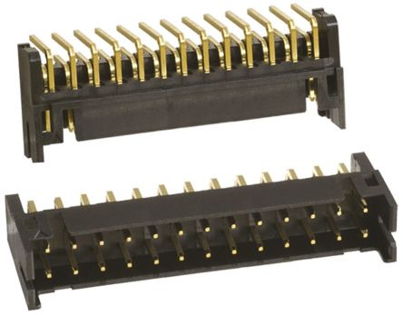 Hirose DF11 Leiterplatten-Stiftleiste Gewinkelt, 26-polig / 2-reihig, Raster 2.0mm, Platine-Platine, Kabel-Platine,