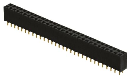 Samtec Conector Hembra Para PCB Serie SSW, De 60 Vías En 2 Filas, Paso 2.54mm, 550 V, 6.9A, Montaje En Orificio