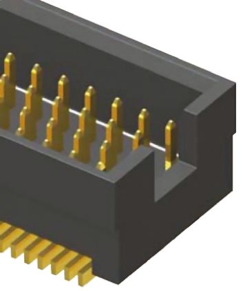 Samtec Conector Macho Para PCB Serie TOLC De 60 Vías, 4 Filas, Paso 1.27mm, Para Soldar, Montaje Superficial