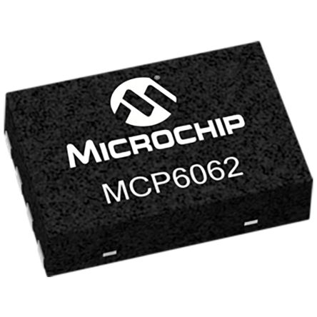 Microchip MCP6062T-E/MNY, Precision, Op Amp, RRIO, 750kHz, 1.8 → 6 V, 8-Pin TDFN
