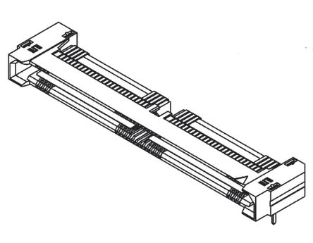 Samtec QRF8 Leiterplattenbuchse Gewinkelt 52-polig / 2-reihig, Raster 0.8mm