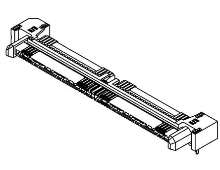 Samtec Q Rate QRM8 Leiterplatten-Stiftleiste Gerade, 52-polig / 2-reihig, Raster 0.8mm, Platine-Platine,