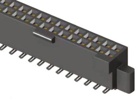 Samtec SFML Series Straight Surface Mount PCB Socket, 40-Contact, 2-Row, 1.27mm Pitch, Solder Termination