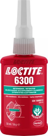 Loctite Adhésif 6300 Vert, Liquide Bouteille 50 Ml