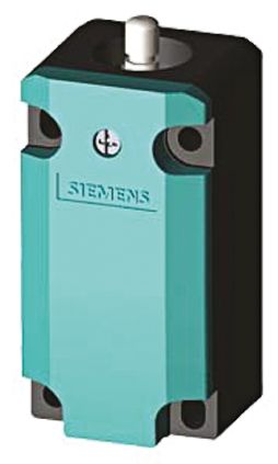 Siemens 3SE5 Rollenstößel, Runder Stößel, 2 Schließer / 1 Öffner, Metall Anschluss M20