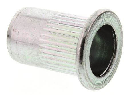 POP Röhrenförmig Niet, Ø 10.9mm X 16.3mm, Silber, Stahl, M8, 11mm, Min. 0.5mm, Max. 3mm