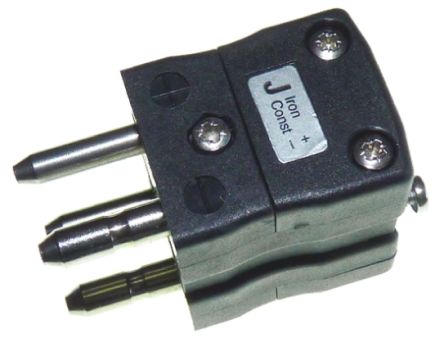RS PRO Duplex Thermocouple Connector For Use With Type J Thermocouple, Standard Size, ANSI Standard