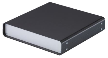 METCASE Caja Para Instrumentación De Aluminio Negro, 250 X 250 X 50mm, IP40