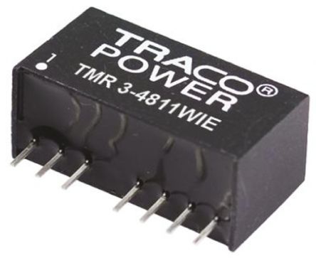 TRACOPOWER TMR 3WIE DC/DC-Wandler 3W 48 V Dc IN, 12V Dc OUT / 250mA 1.5kV Dc Isoliert