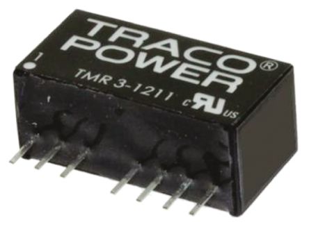 TRACOPOWER TMR 3HI DC/DC-Wandler 3W 12 V Dc IN, 3.3V Dc OUT / 700mA 3kV Dc Isoliert