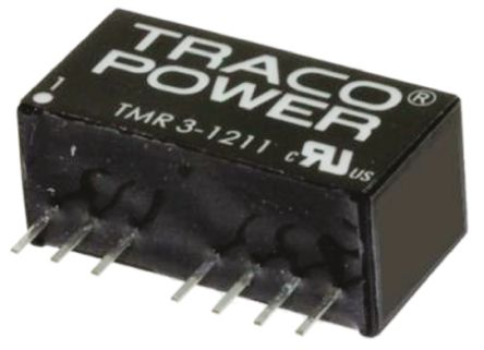 TRACOPOWER TMR 3HI DC/DC-Wandler 3W 12 V Dc IN, 15V Dc OUT / 200mA 3kV Dc Isoliert