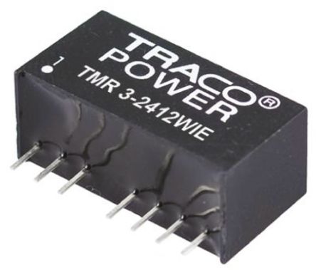 TRACOPOWER TMR 3HI DC/DC-Wandler 3W 24 V Dc IN, 12V Dc OUT / 250mA 3kV Dc Isoliert