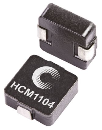 Eaton, , 1104 Shielded Wire-wound SMD Inductor With A Composite Iron Powder Core, 900 NH ±20% Wire-Wound 22A Idc