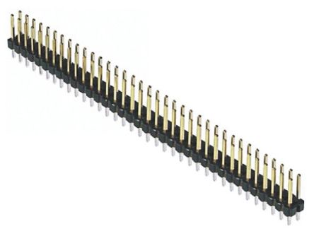 Amphenol ICC BergStik Stiftleiste Gerade, 72-polig / 2-reihig, Raster 2.54mm, Platine-Platine, Kabel-Platine,