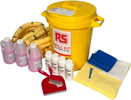 RS PRO 40 L Battery Acid Spill Kit